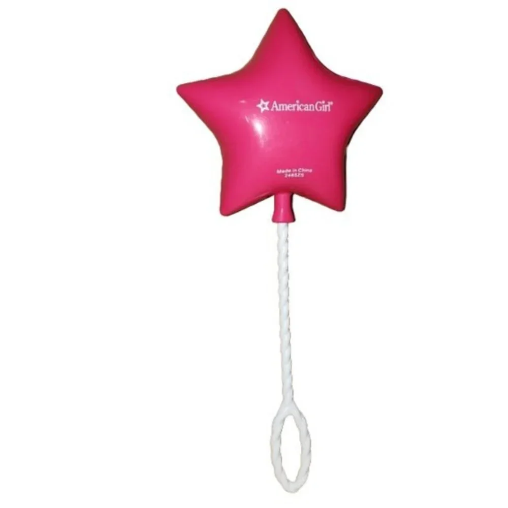 American Girl Doll Accessory Birthday Party Pink Star Shaped Balloon